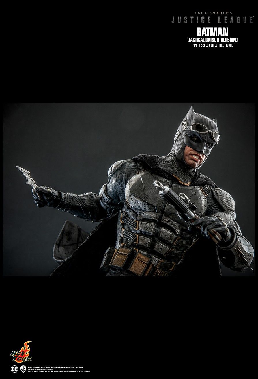 NEW PRODUCT: HOT TOYS: ZACK SNYDER'S JUSTICE LEAGUE BATMAN (TACTICAL BATSUIT VERSION) 1/6TH SCALE COLLECTIBLE FIGURE 16365