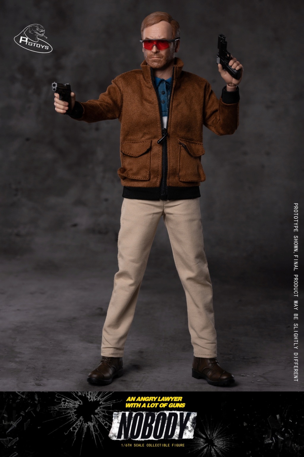 PTGToys - NEW PRODUCT: PTGTOYS: 1/6 Nobody: Angry Lawyer With A Lot Of Guns Action Figure (Armed Version/Lite Edition) 16381711