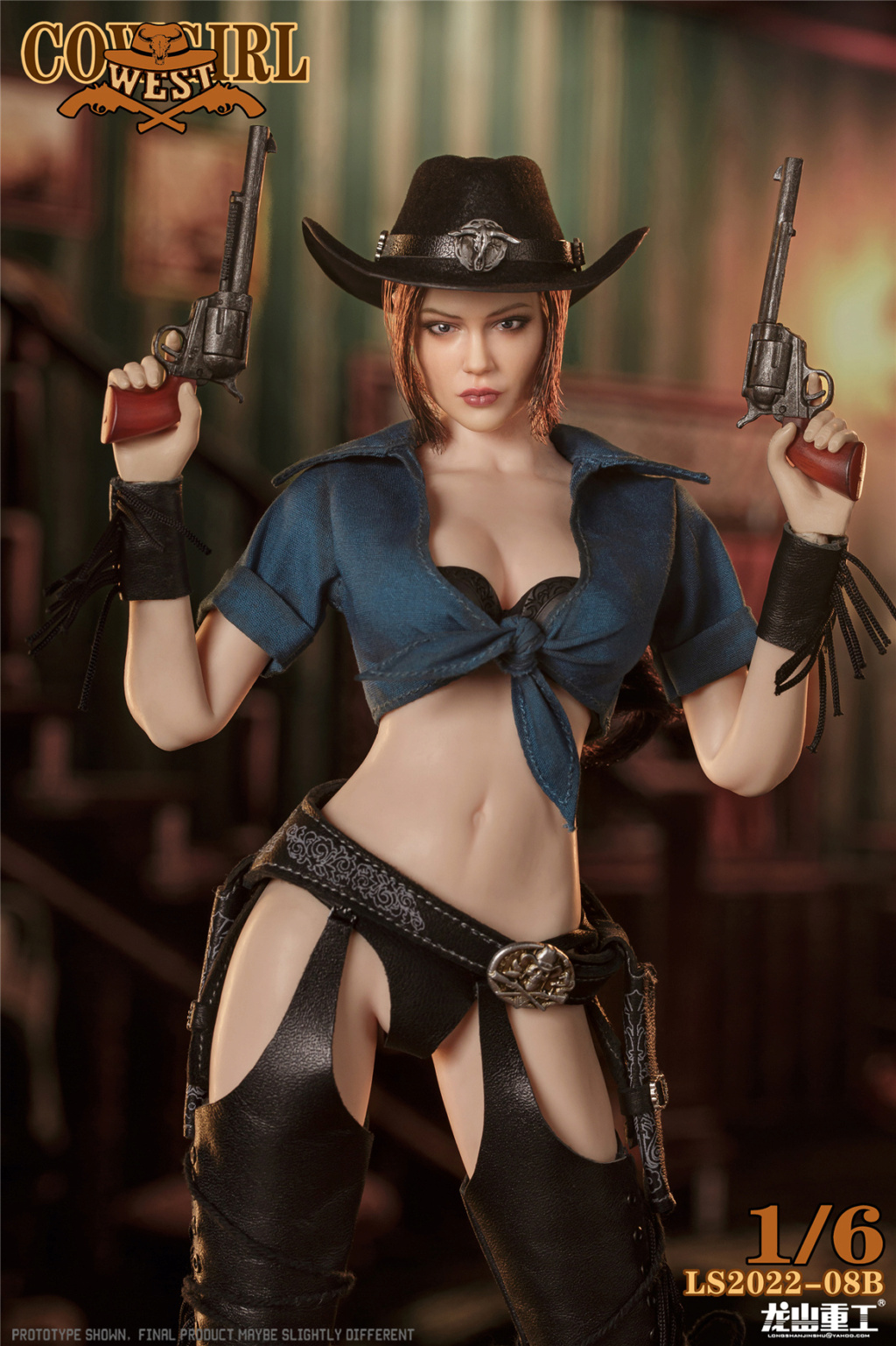 NEW PRODUCT: Longshan Heavy Industry: 1/6 Western Cowboy Bounty Huntress [A/B Type] (LS2022-08) & Wine Barrel Platform (LS2022-09JT) (possible NSFW) 16383410