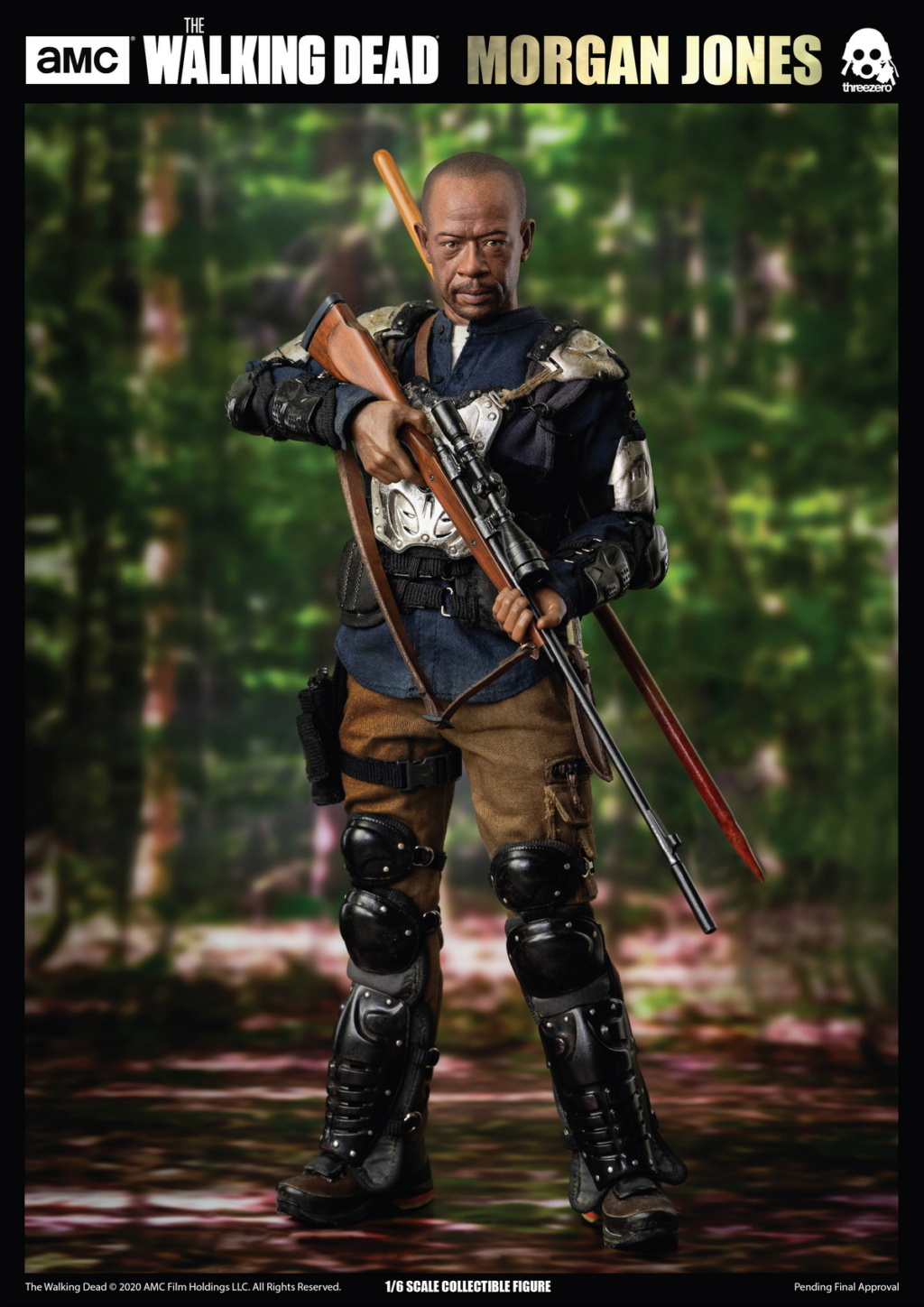 NEW PRODUCT: Threezero: 1/6 "The Walking Dead" Season 7-MORGAN JONES Morgan Jones Action Figure 16412010