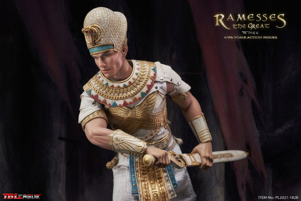 TBLeague - NEW PRODUCT: TBLeague: 1/6 Egyptian Pharaoh-Ramses II Black/White/Blue (PL2021-182A/B/C) 16413511