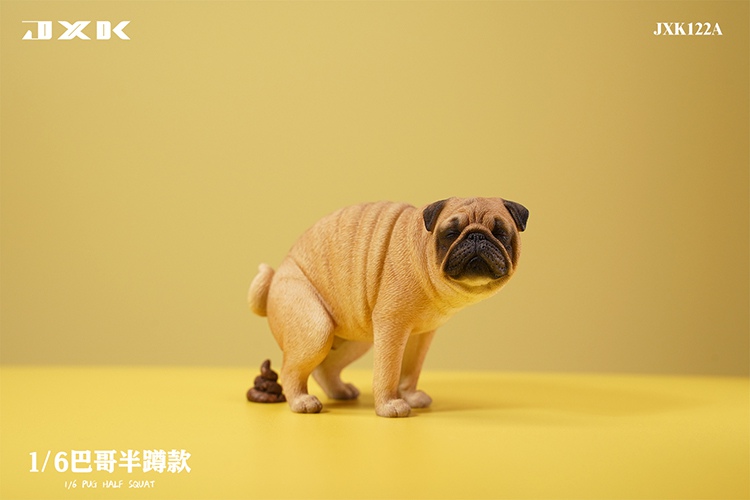 NEW PRODUCT: JXK Studio: 1/6 Pug Half Squat JXK122 16442510