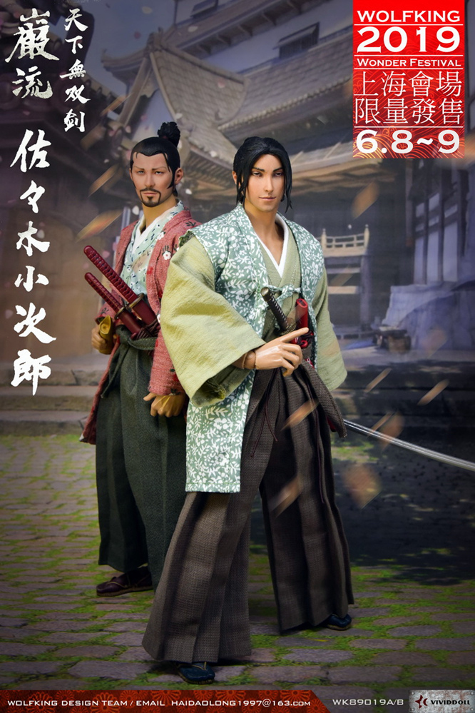 male - NEW PRODUCT: WOLFKING [WF2019 Shanghai Conference Edition]: 1/6 Ronin Series - Sasaki Kojiro - Standard Edition & Deluxe Edition 16482310