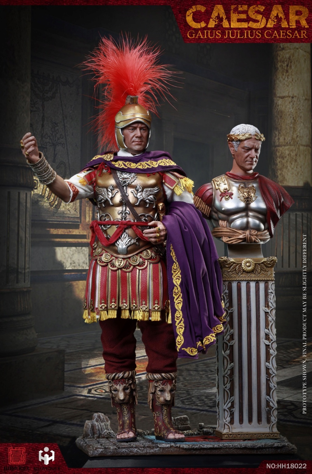 NEW PRODUCT: HHMODEL x HAOYUTOYS: 1/6 Imperial Legion-Caesar the Great Deluxe Edition/Single Player/Courage Set-Updated texture map 16503513