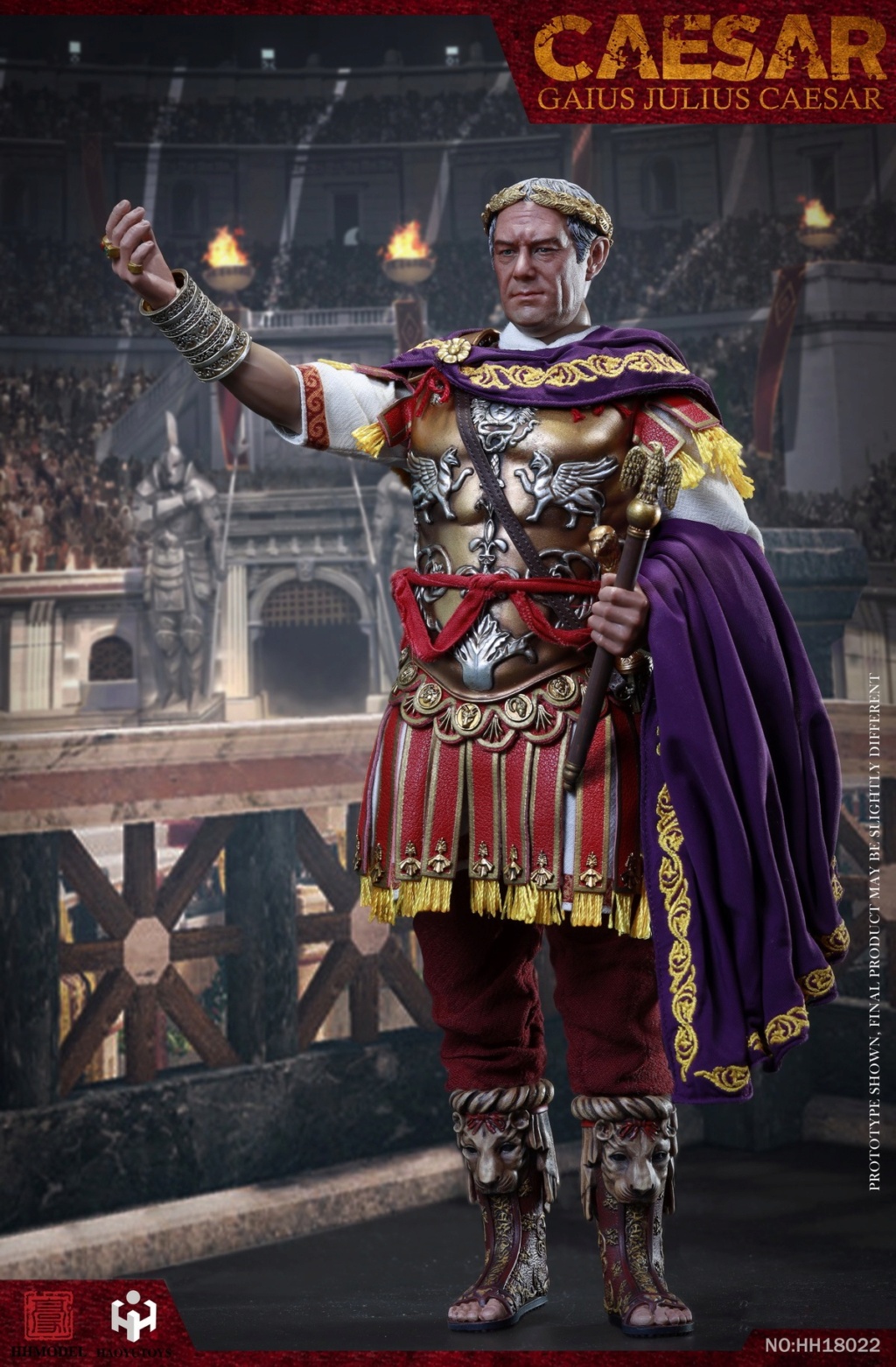 JuliusCaesar - NEW PRODUCT: HHMODEL x HAOYUTOYS: 1/6 Imperial Legion-Caesar the Great Deluxe Edition/Single Player/Courage Set-Updated texture map 16503911