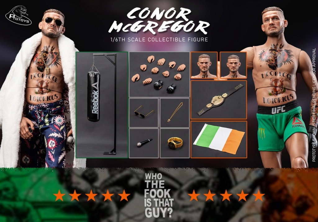 NEW PRODUCT: PTGToys: 1/6 Conor MCGREGOR Action Figure  16553110