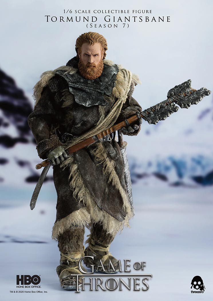 NEW PRODUCT: Threezero: 1/6 "A Song of Ice and Fire: Game of Thrones"-Tormund Giant Buster action figure 16592010