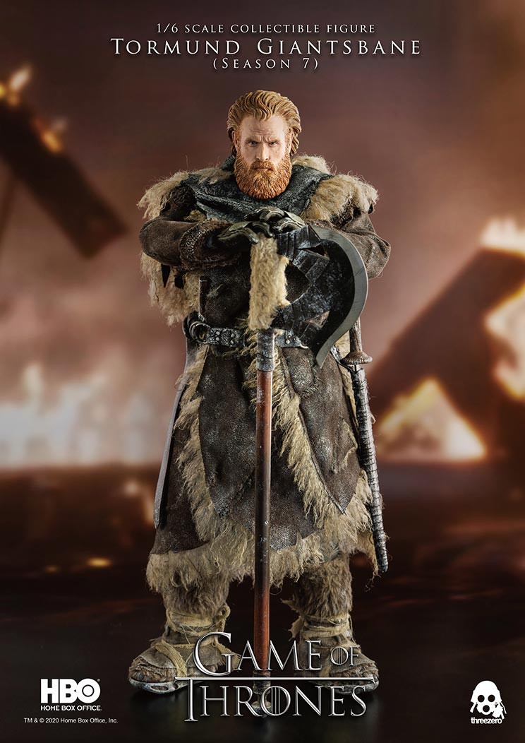 NEW PRODUCT: Threezero: 1/6 "A Song of Ice and Fire: Game of Thrones"-Tormund Giant Buster action figure 16592911