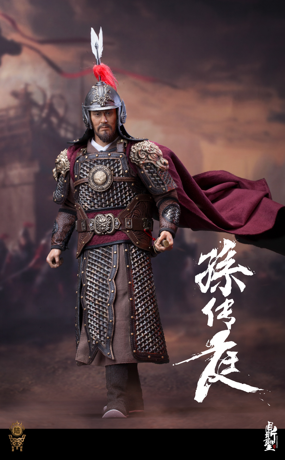 DingShengMo - NEW PRODUCT: Ding Sheng Mo: 1/6 Ming Dynasty famous - Sun Chuanting [pure copper armor] standard version DS005 & Collector's Edition & Drum 17011812