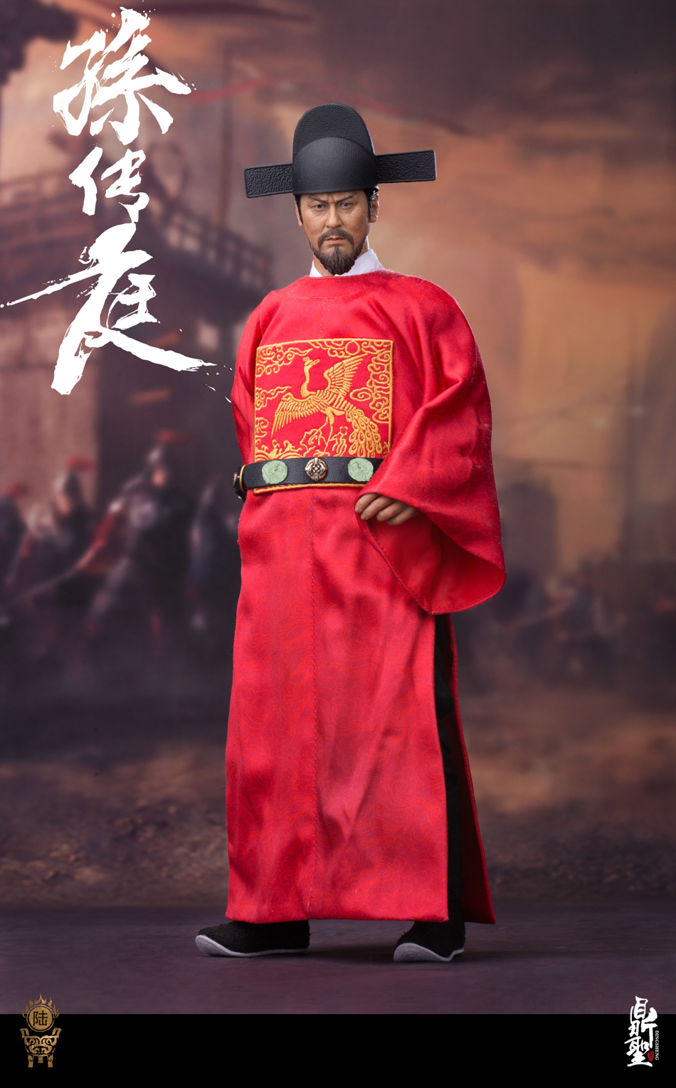 DingShengMo - NEW PRODUCT: Ding Sheng Mo: 1/6 Ming Dynasty famous - Sun Chuanting [pure copper armor] standard version DS005 & Collector's Edition & Drum 17013211
