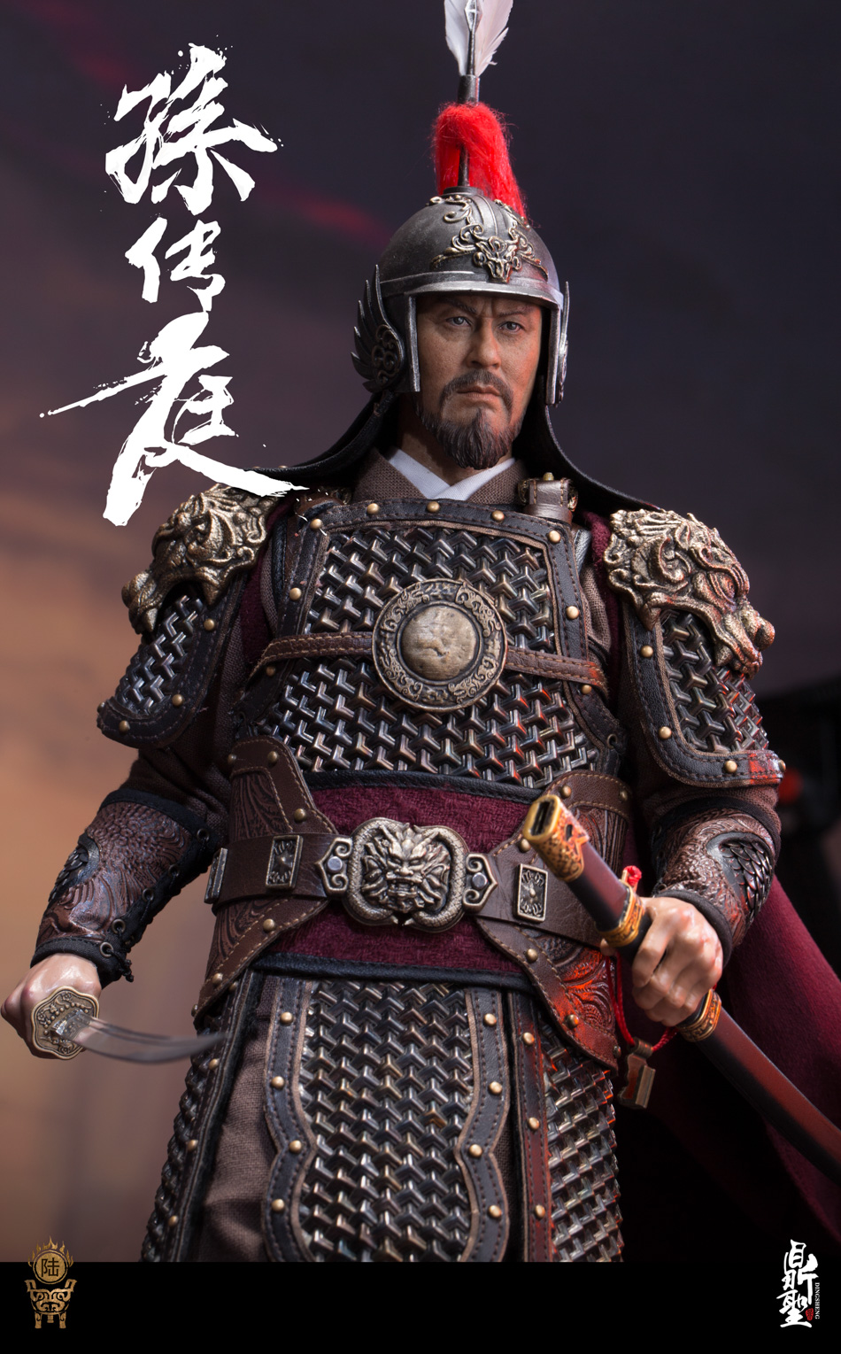 historical - NEW PRODUCT: Ding Sheng Mo: 1/6 Ming Dynasty famous - Sun Chuanting [pure copper armor] standard version DS005 & Collector's Edition & Drum 17014510