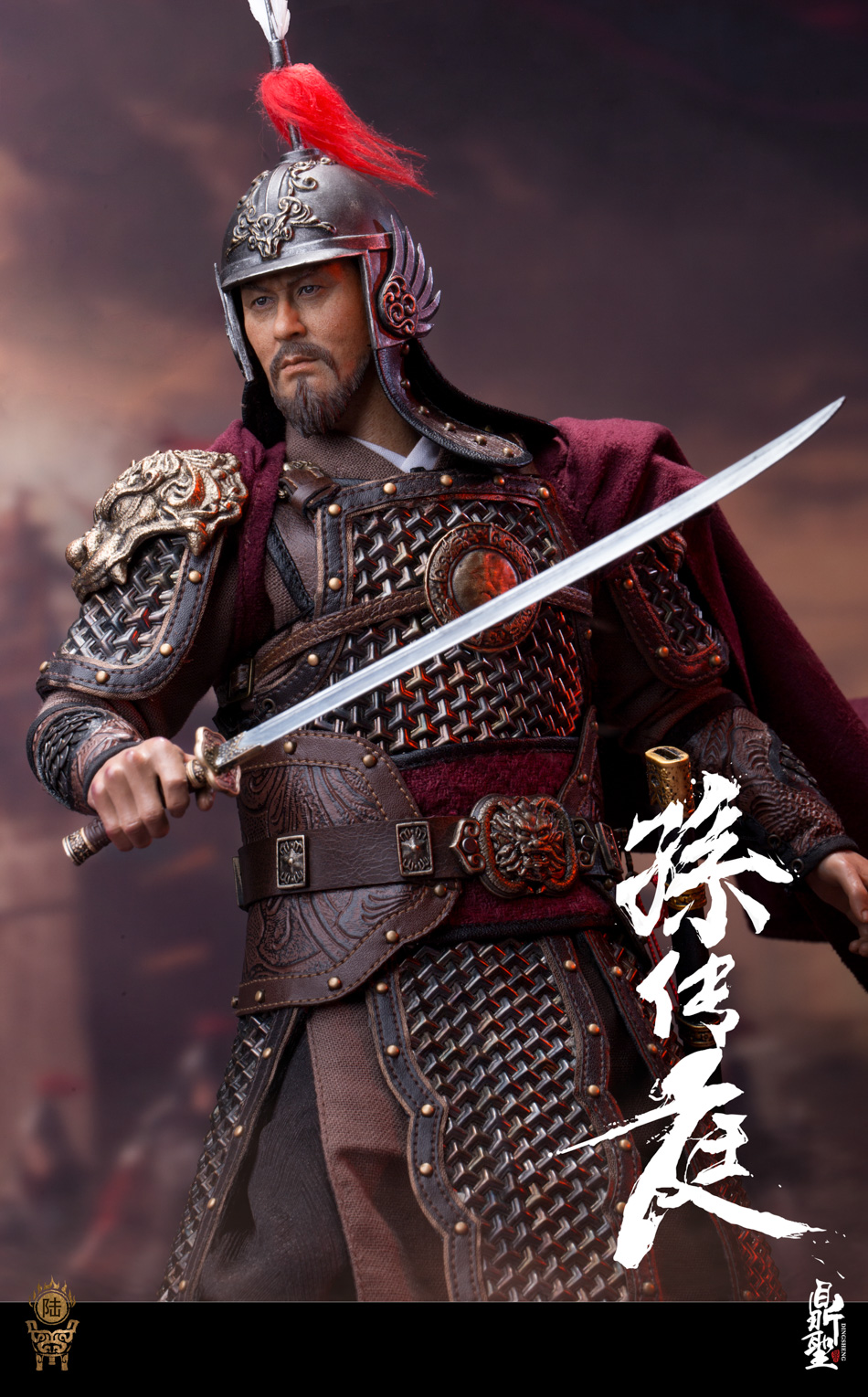 DingShengMo - NEW PRODUCT: Ding Sheng Mo: 1/6 Ming Dynasty famous - Sun Chuanting [pure copper armor] standard version DS005 & Collector's Edition & Drum 17014810