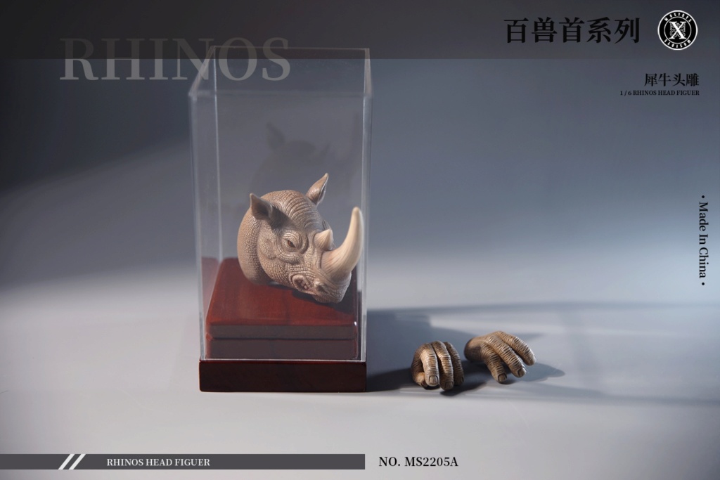 NEW PRODUCT: Mostoys: 1/6 Beast Head Series - Rhinoceros Head MS2205 17044410