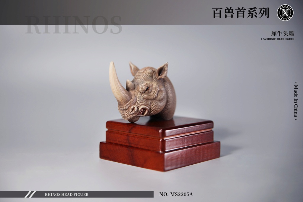 headsculpt - NEW PRODUCT: Mostoys: 1/6 Beast Head Series - Rhinoceros Head MS2205 17045111
