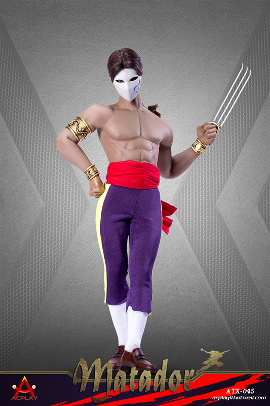 NEW PRODUCT: ACPLAY New: ATX045 /6 Street Fighter Matador Ninja Set with head carving 17045810