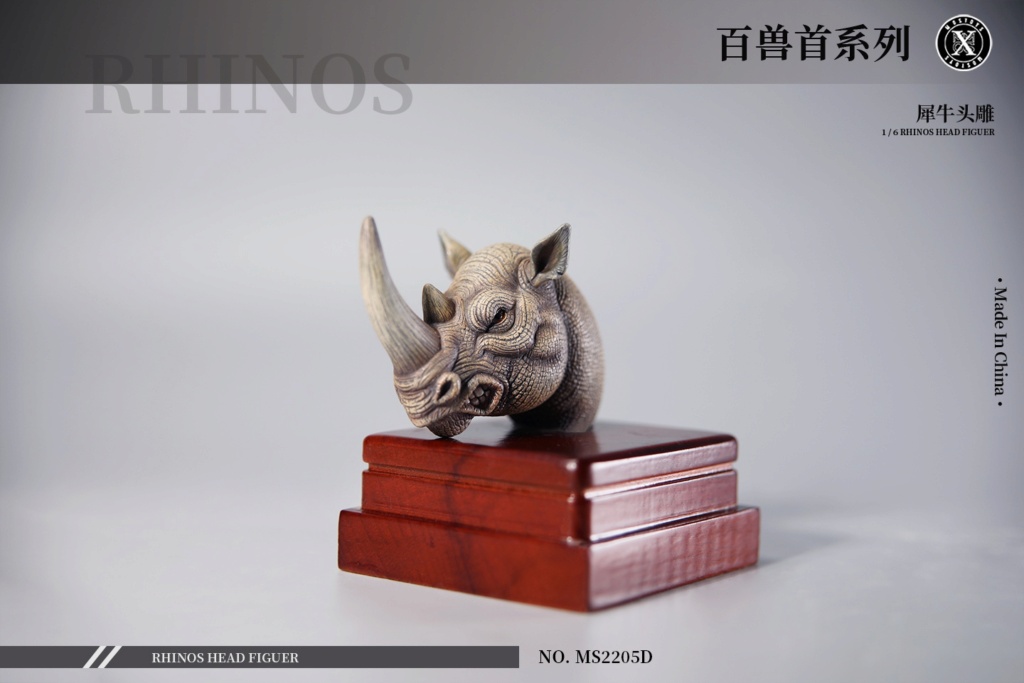 headsculpt - NEW PRODUCT: Mostoys: 1/6 Beast Head Series - Rhinoceros Head MS2205 17051111