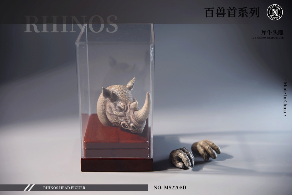 BeastHeadSeries - NEW PRODUCT: Mostoys: 1/6 Beast Head Series - Rhinoceros Head MS2205 17051310