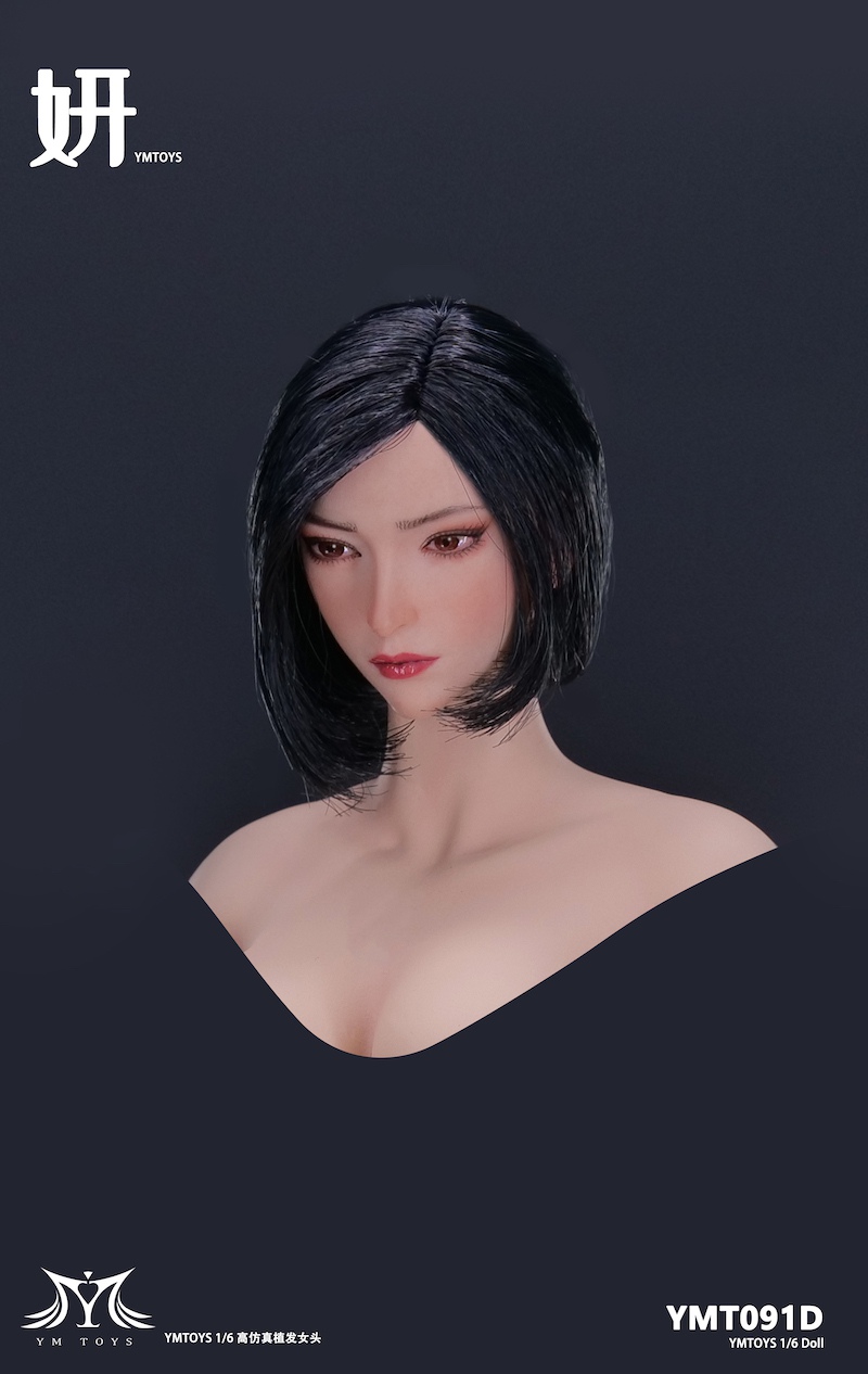 NEW PRODUCT: YMTOYS: 1/6 female head sculpt - Xiaoqian/Xiaoqiu/Yan#YMT088/YMT089/YMT091/ bust display stand YMT092  17062013