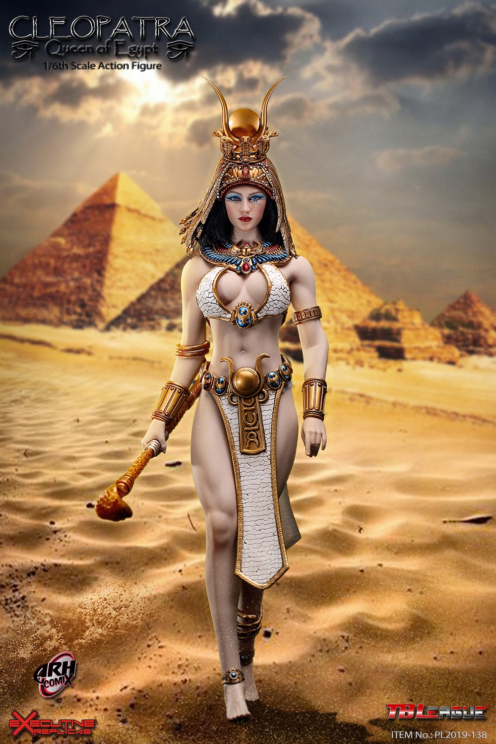 historical-fantasy - NEW PRODUCT: TBLeague: 1/6 Cleopatra - CLEOPATRA / Cleopatra Mobile Puppet PL2019-138 1708