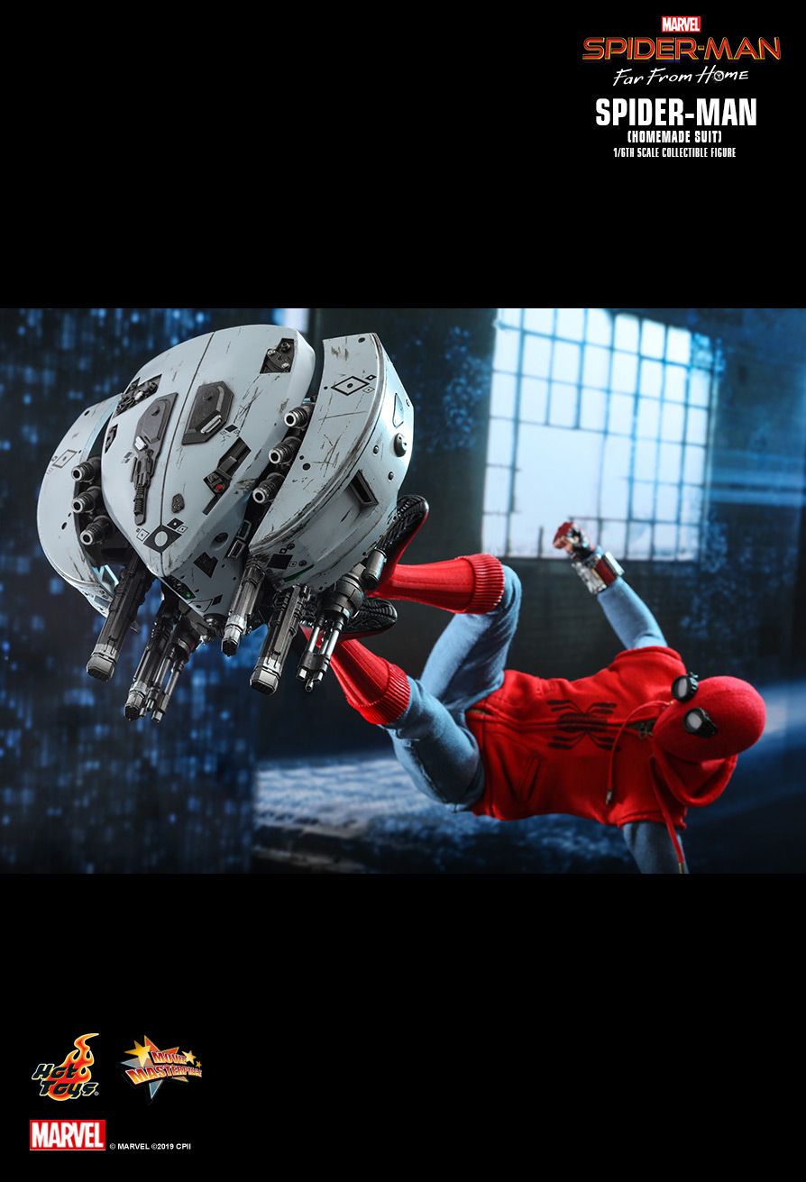 marvel - NEW PRODUCT: HOT TOYS: SPIDER-MAN: FAR FROM HOME SPIDER-MAN (HOMEMADE SUIT VERSION) 1/6TH SCALE COLLECTIBLE FIGURE 17114