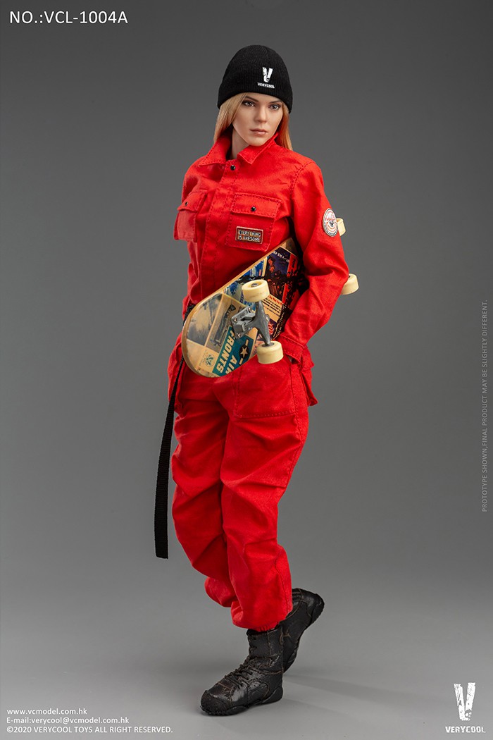 clothing - NEW PRODUCT: VERYCOOL: 1/6 tooling coverall suit + European and American beauty head carving body suit VCL-1004ABC / FX09-AB 17160410