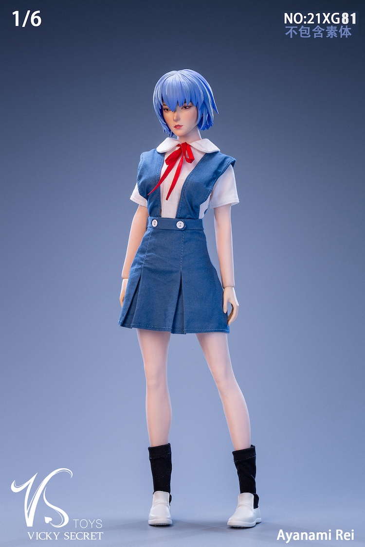 AyanamiRei - NEW PRODUCT: VSToys: 1/6 Ayanami Rei student outfit & head sculpt set 17222813