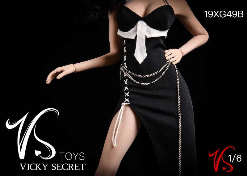 accessory - NEW PRODUCT: VSTOYS: 1/6 Dinner Dress & Trendy Shirt Tights Set & Caribbean Short Skirt Set 17234312