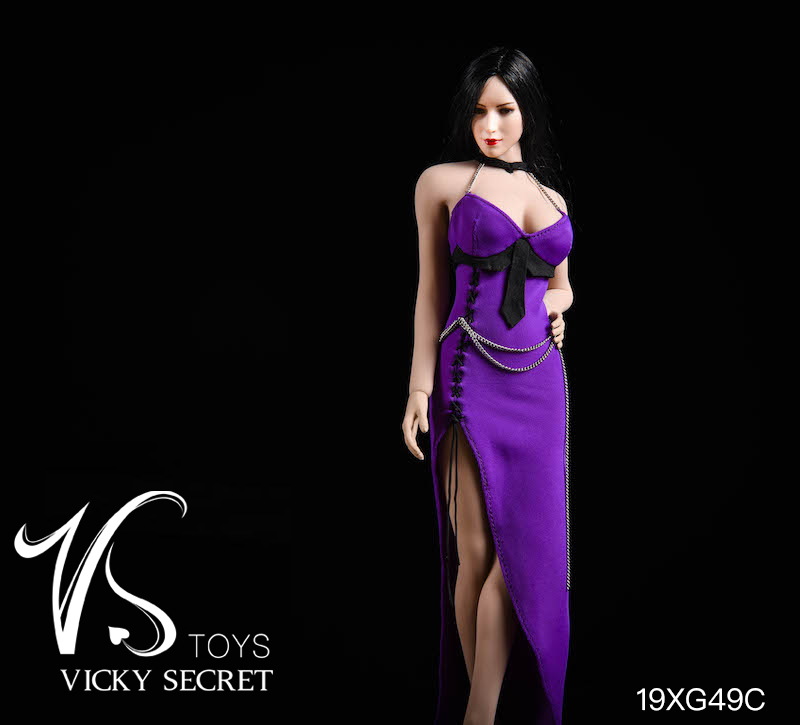 accessory - NEW PRODUCT: VSTOYS: 1/6 Dinner Dress & Trendy Shirt Tights Set & Caribbean Short Skirt Set 17234710