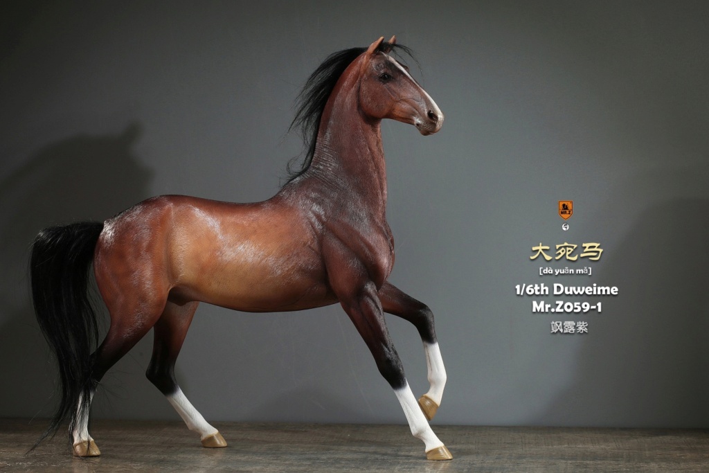 MrZ - NEW PRODUCT: Mr. Z: 1/6 Simulated Animal No. 59 - Duweime Horse Full Set of 7 Colors 17244110