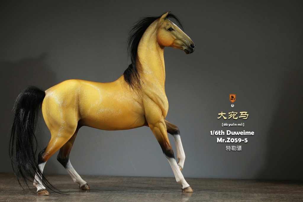 MrZ - NEW PRODUCT: Mr. Z: 1/6 Simulated Animal No. 59 - Duweime Horse Full Set of 7 Colors 17295610