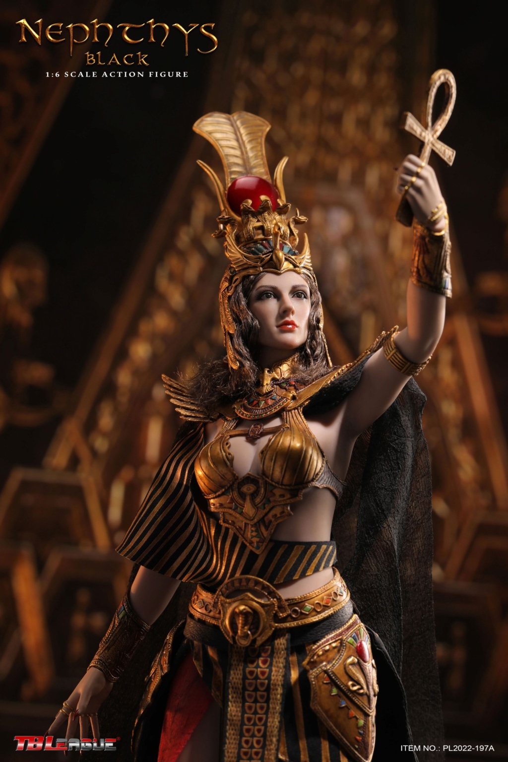 female - NEW PRODUCT: TBLeague: 1/6 Egyptian Gods Series - Nephthys Black Edition/White Edition #PL2022-197A/B/Throne 17354810