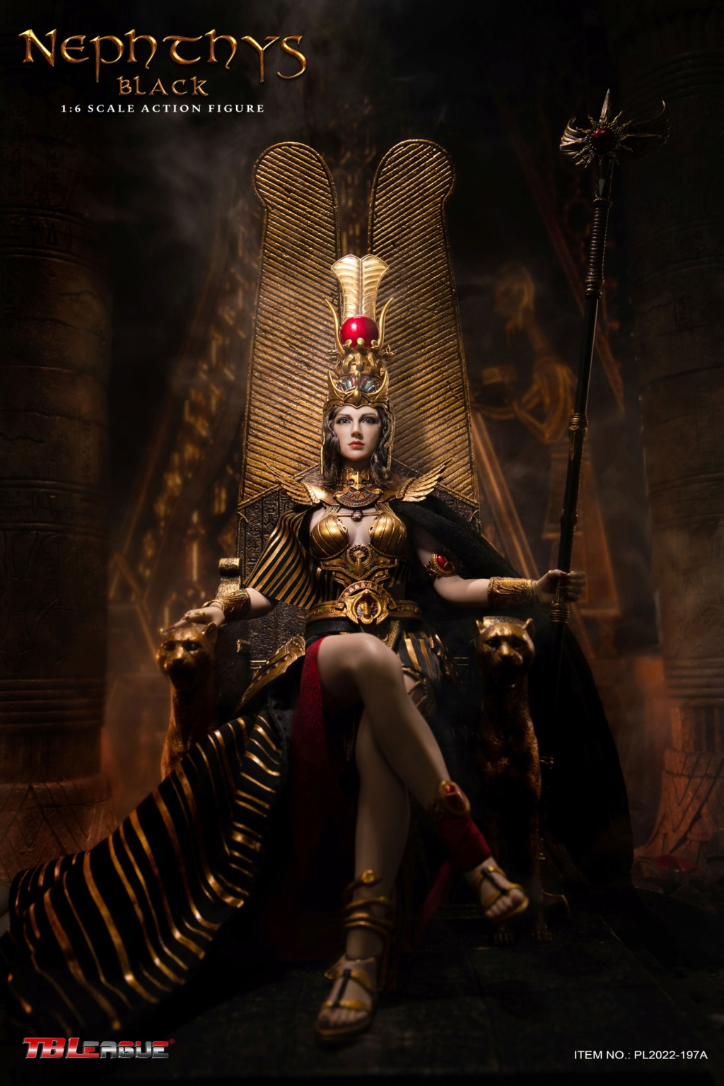 fantasy - NEW PRODUCT: TBLeague: 1/6 Egyptian Gods Series - Nephthys Black Edition/White Edition #PL2022-197A/B/Throne 17355710