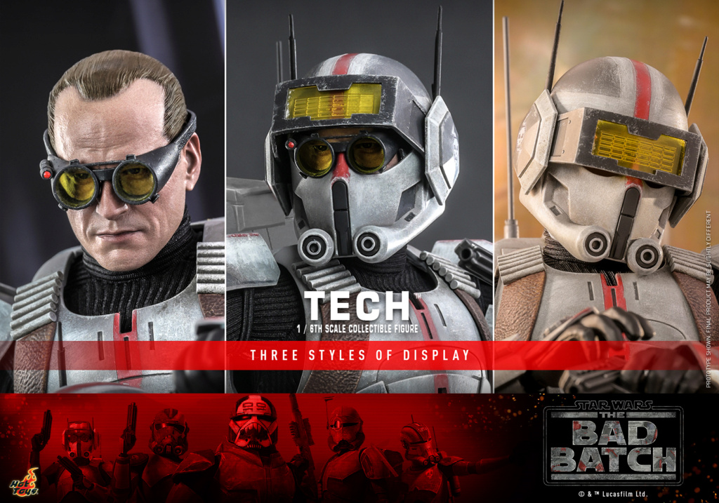 TheBadBatch - NEW PRODUCT: HOT TOYS: Star Wars: The Bad Batch™ - 1/6th scale Tech™ Collectible Figure 17362