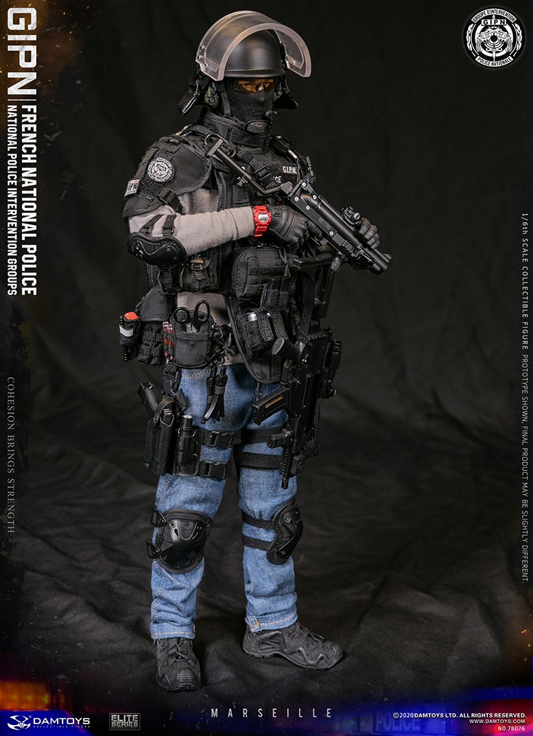 InterventionTeam - NEW PRODUCT: DAMTOYS: GIPN French National Police intervention team Marseille 17364210