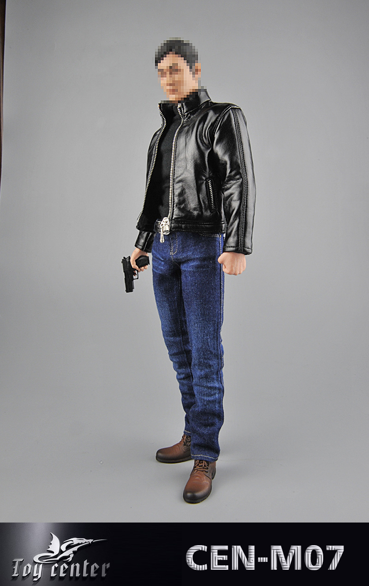 Clothes - NEW PRODUCT: Toy Center: 1/6 Soldier Model Agent Leather Suit (#CEN-M07) 17372710