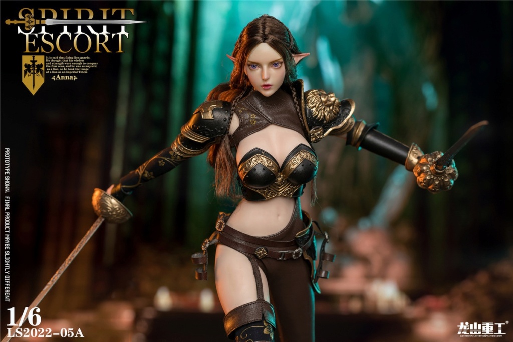 stylized - NEW PRODUCT: Longshan Heavy Industry: 1/6 Elf Guard Series First Shot - Anna & Tina Action Figure #SL2022-05 17395913