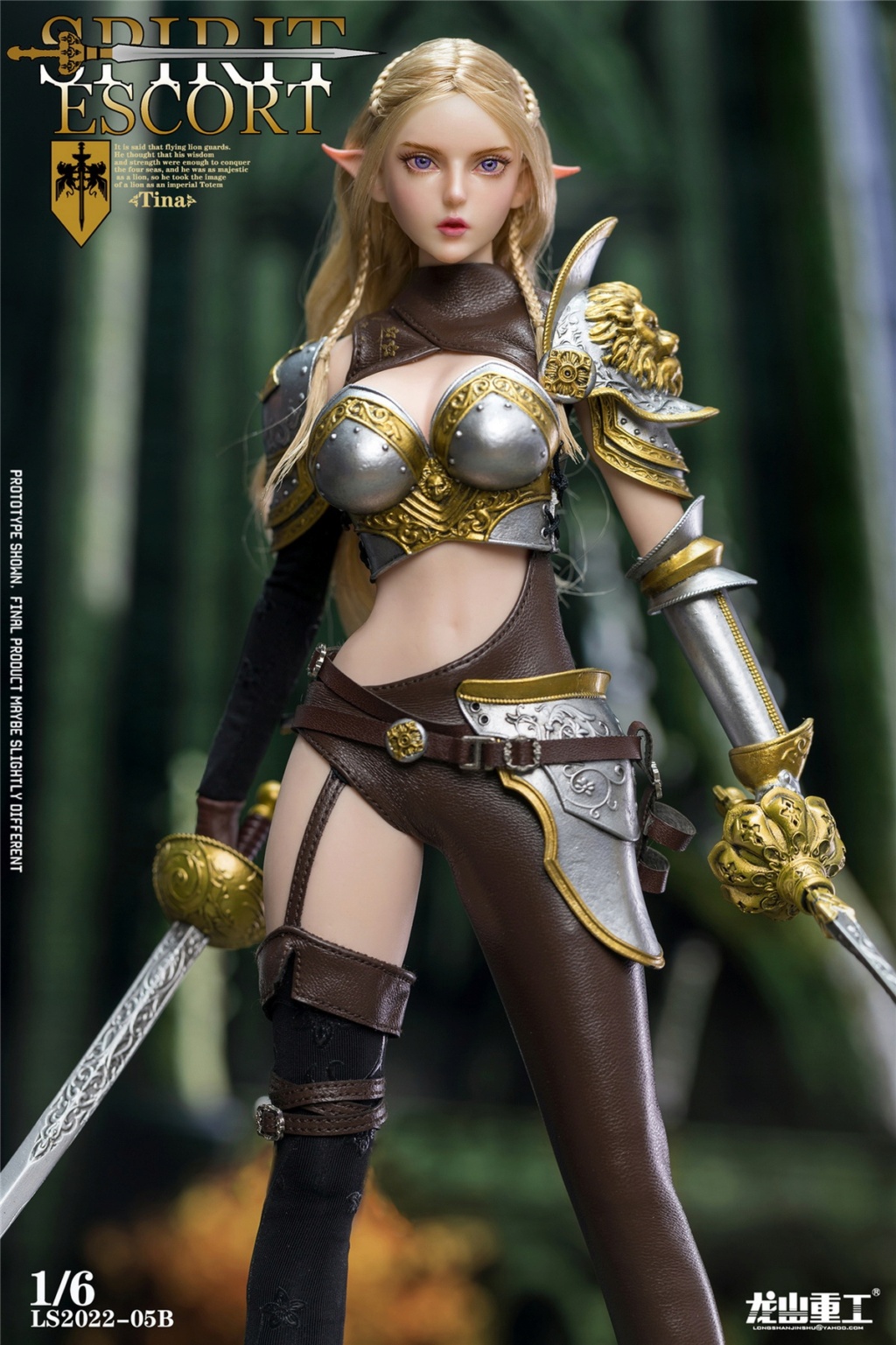 fantasy - NEW PRODUCT: Longshan Heavy Industry: 1/6 Elf Guard Series First Shot - Anna & Tina Action Figure #SL2022-05 17400514