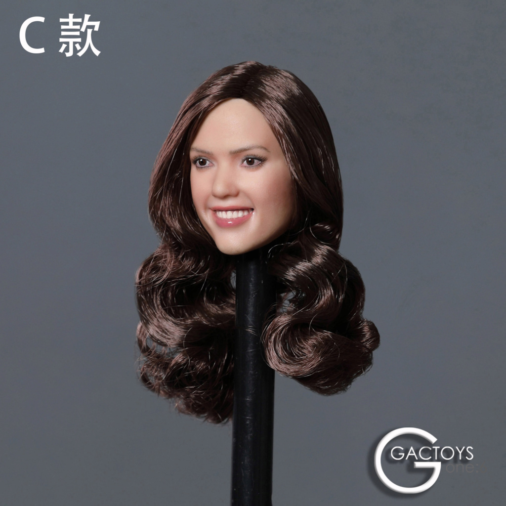 gactoys - NEW PRODUCT: GACTOYS: 1/6 smiley beauty head carving series two [GC035] [three models A, B, C] 17410111