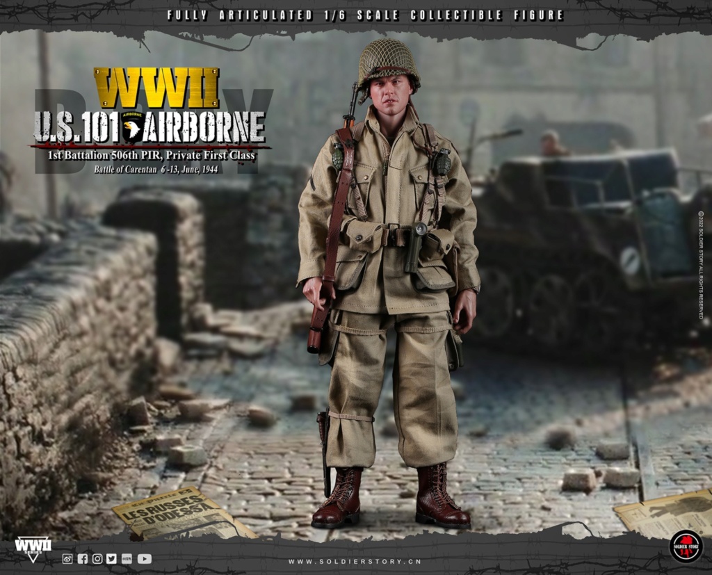 Soldierstory - NEW PRODUCT: SoldierStory: 1/6 World War II U.S. 101st Airborne Division, 506th Regiment 1st Battalion Superior In Normandy #SS126 17471710