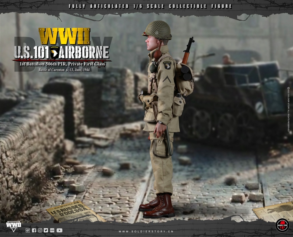 NEW PRODUCT: SoldierStory: 1/6 World War II U.S. 101st Airborne Division, 506th Regiment 1st Battalion Superior In Normandy #SS126 17472610