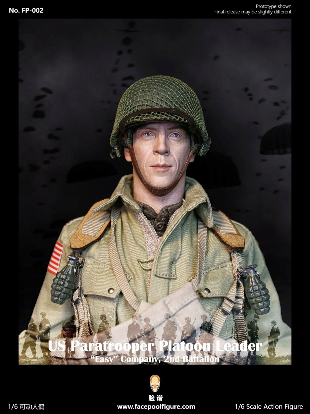 NEW PRODUCT: FACEPOOLFIGURE: 1/6 WWII US Airborne Division E Company Captain FP002# 17541710