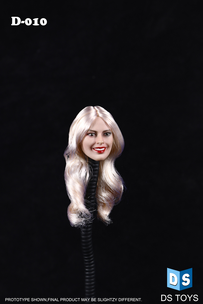 smiling - NEW PRODUCT: DSTOYS: 1/6 European beauty hair transplant head carving (D-010) 17550910