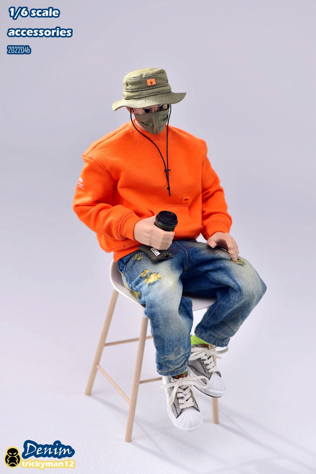 accessory - NEW PRODUCT: Trickyman12: 1/6 Denim Clothing Set [A/B Style] 17553212