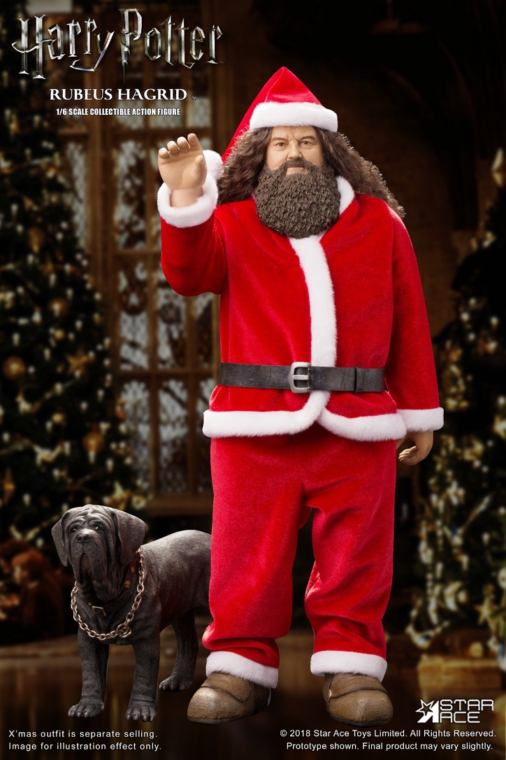 male - NEW PRODUCT: StarAce Toys: 1/6 Harry Potter - Rubeus Hagrid / Ruber Hager 2.0 Christmas Edition (#XM0006) 17583310