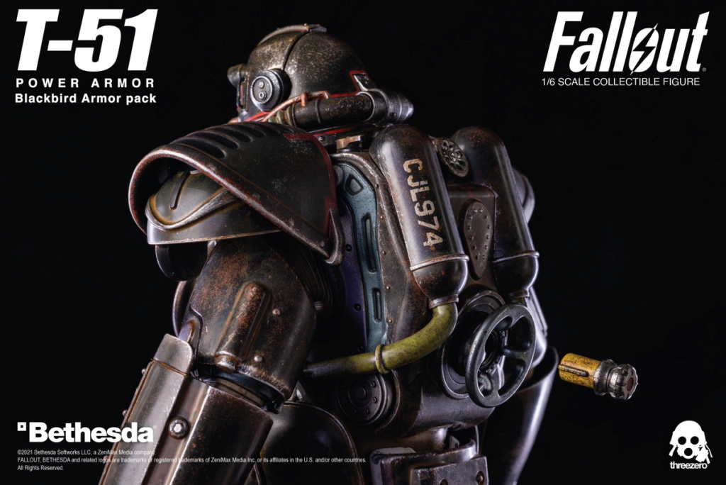 military - NEW PRODUCT: ThreeZero & Bethesda: 1/6 "Fallout" T-51 Blackbird Power Armor Action Figure 18021111