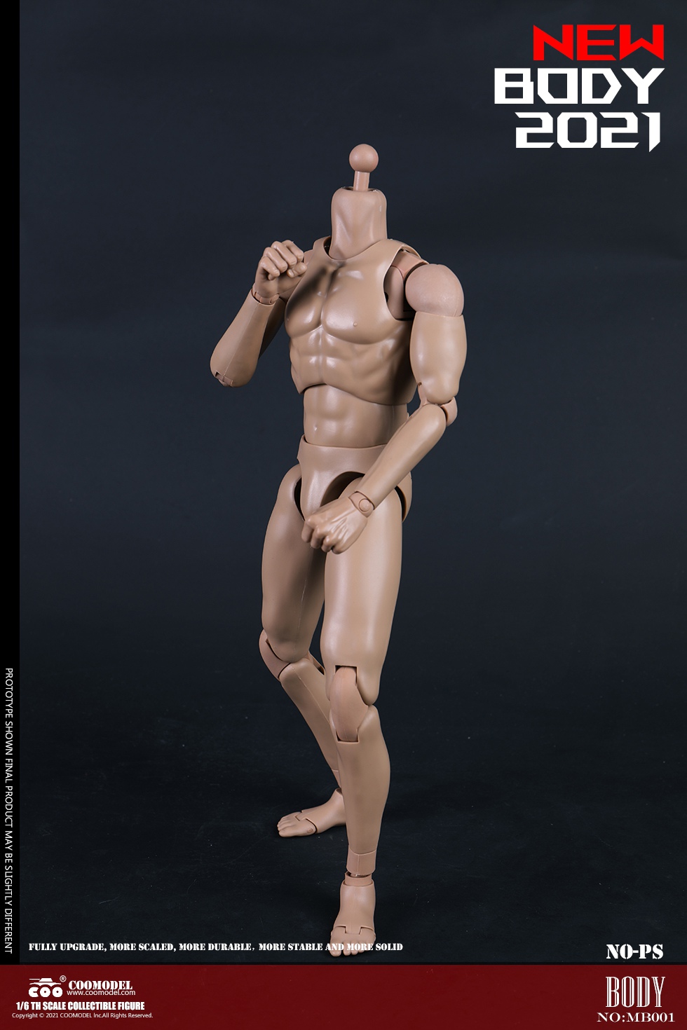 Accessory - NEW PRODUCT: COOMODEL: 1/6 MB001 standard male body, MB002 tall male body, MB003 muscle male body, MB004 tall muscle body 18090011