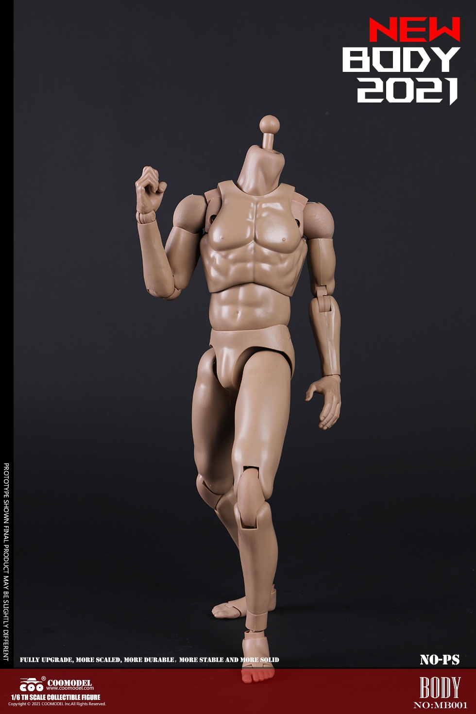 Accessory - NEW PRODUCT: COOMODEL: 1/6 MB001 standard male body, MB002 tall male body, MB003 muscle male body, MB004 tall muscle body 18090311