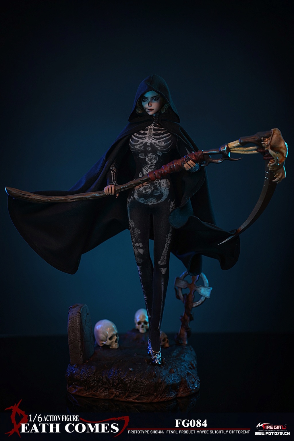 fantasy - NEW PRODUCT: Fire Girl Toys: 1/6 Death Comes #FG084 female 18101013