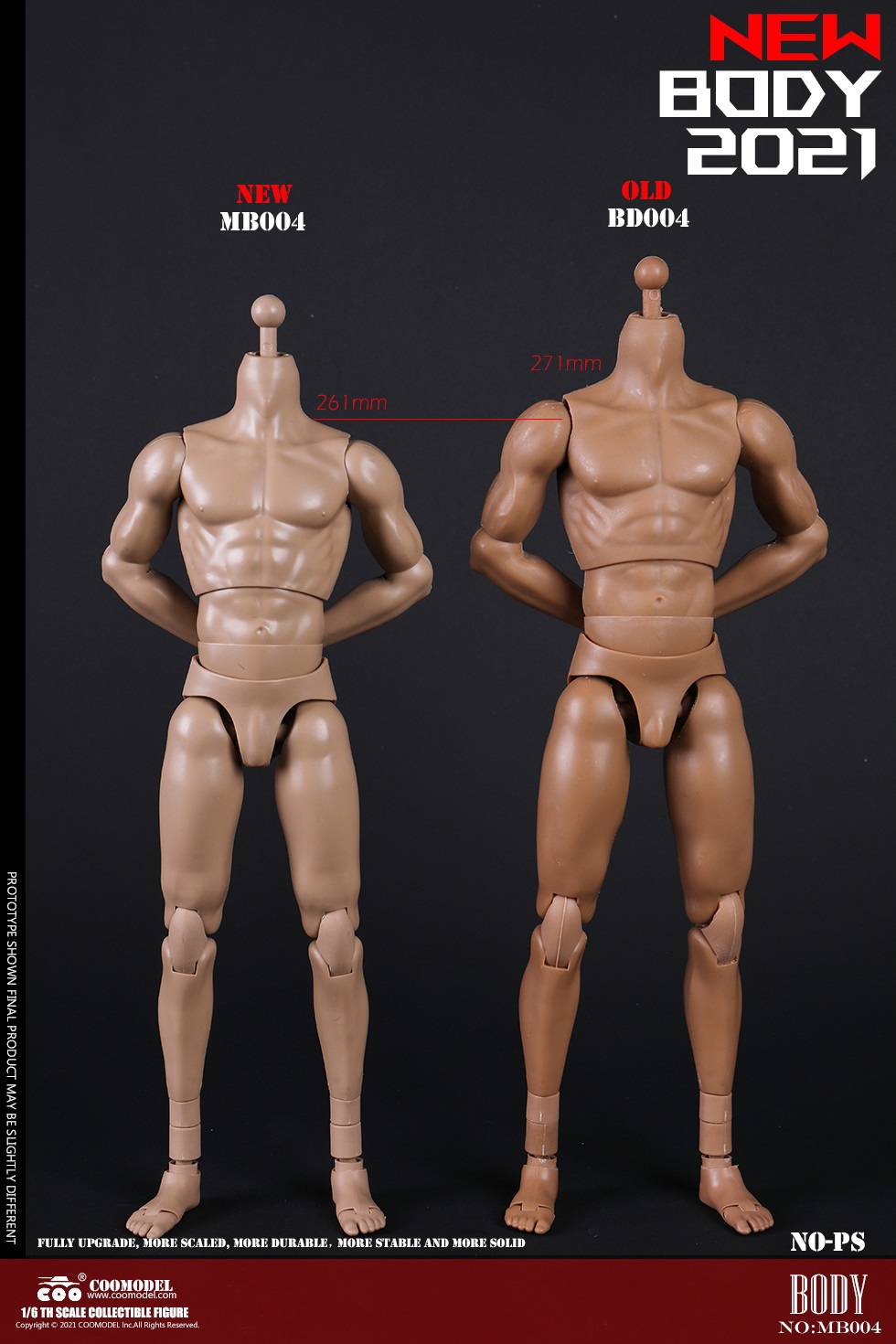 Body - NEW PRODUCT: COOMODEL: 1/6 MB001 standard male body, MB002 tall male body, MB003 muscle male body, MB004 tall muscle body 18102815