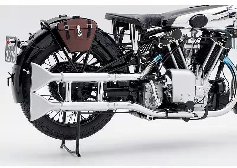 NEW PRODUCT: Mini Cut: 1/6 Bluff 1932 Brough Superior SS100 Motorcycle Model 18144210